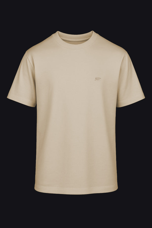 Camiseta arena oso bordado