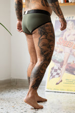 Briefs verde oliva