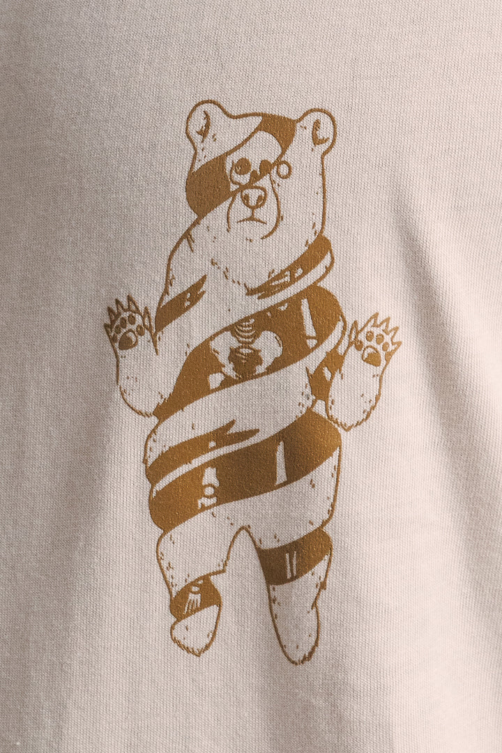 Camiseta oso esqueleto