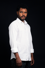 Camisa lino blanca