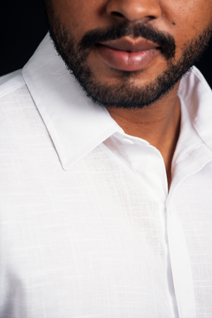 Camisa lino blanca