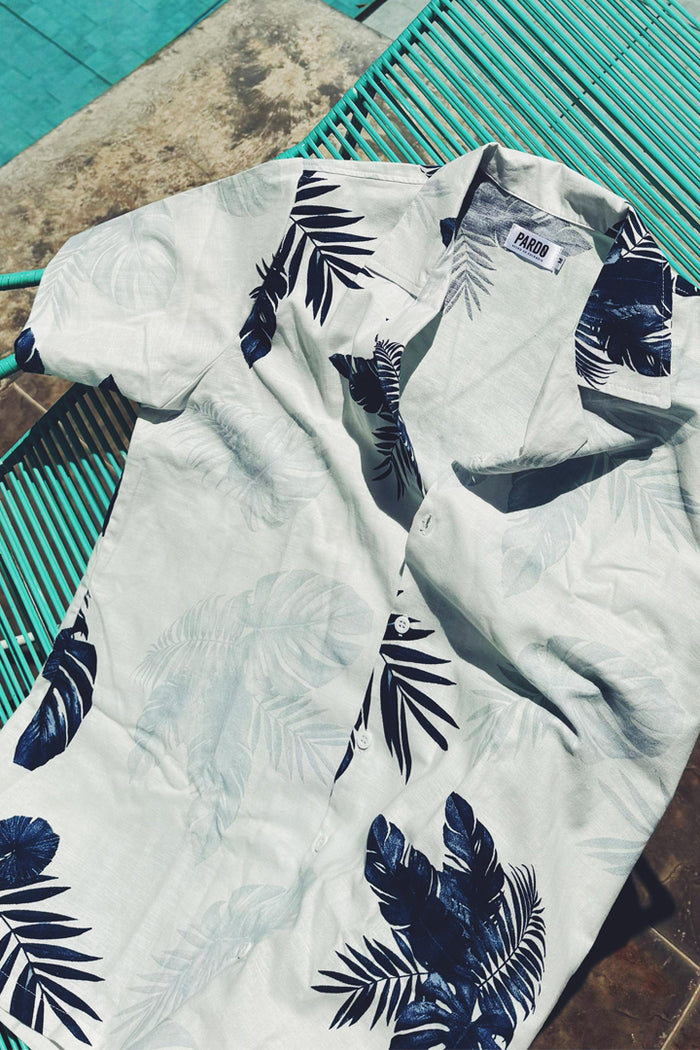 Camisa ramas azules